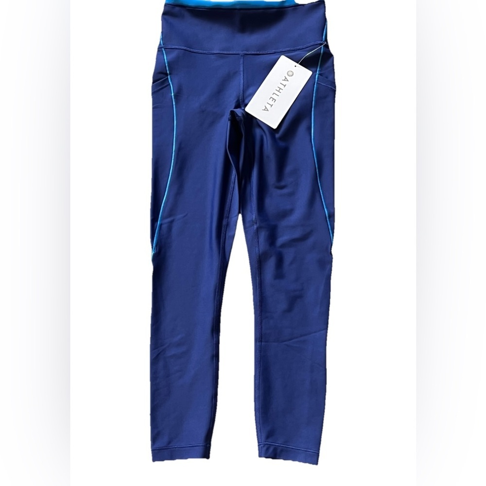 NWT Athleta INTERVAL STASH TIPPED 7/8TIGHT Leggings  XXS